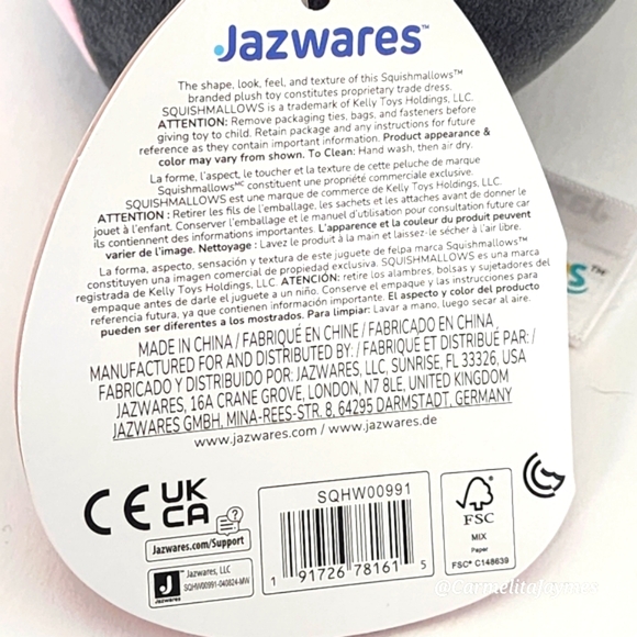 🎃 LORRAINE 🧙‍♀️ Black & Pink Couldron Halloween 2024 Original Squishmallow NWT - Picture 8 of 8